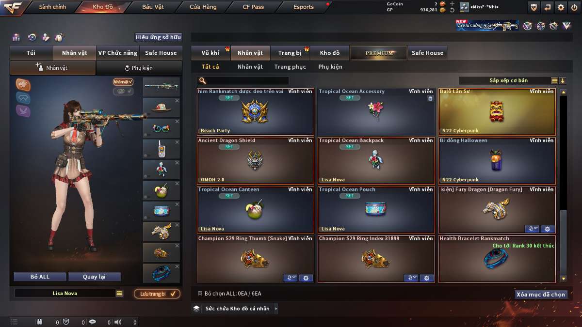 shop acc cf uy tin gia re